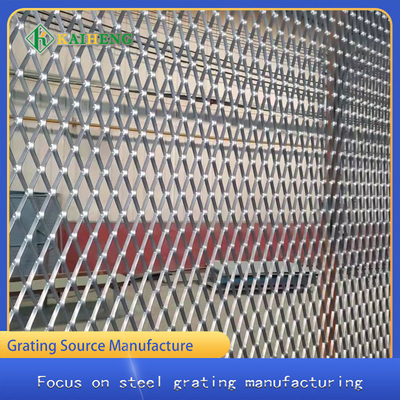 304 de Decoratieve Draad Mesh Rhombic Aluminum Door Curtain van de roestvrij staalmuur