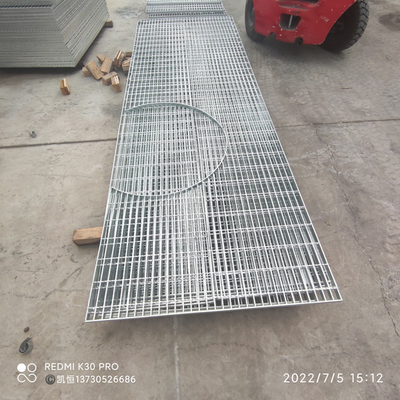 Aangepaste Grating van het Hete Onderdompelings Gegalvaniseerde Staal voor Gang 12 „X 24“ X 1,5“