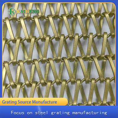Decoratieve Verdeling Diamond Aluminum Curtain Wall Mesh
