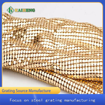 Gouden Zilveren Decoratieve Draad Mesh Metal Aluminum Chain Curtain